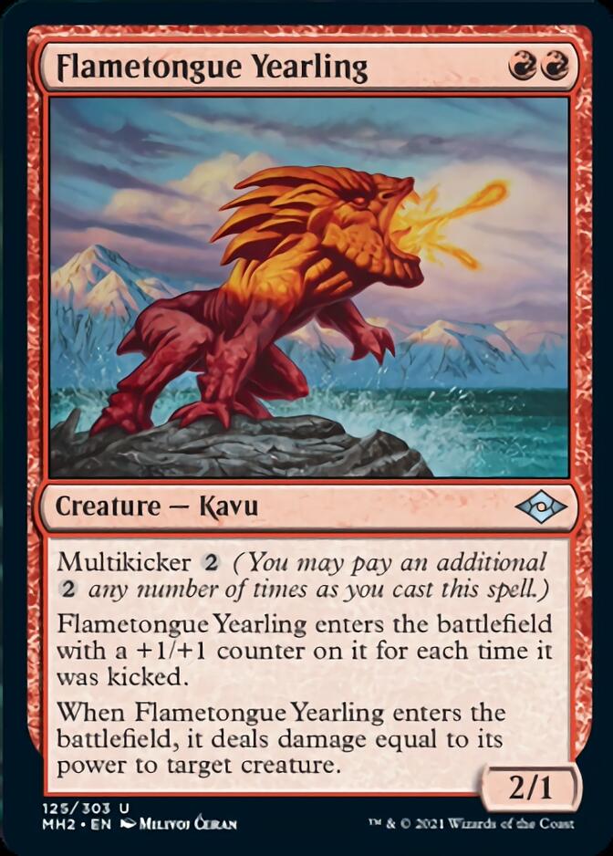 Flametongue Yearling [Modern Horizons 2] | Exor Games Summserside