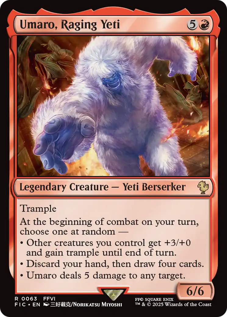 Umaro, Raging Yeti [FINAL FANTASY Commander] | Exor Games Summserside