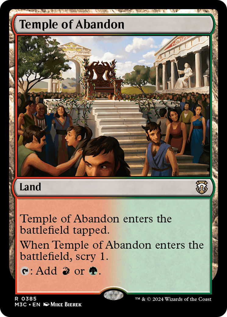 Temple of Abandon [Modern Horizons 3 Commander] | Exor Games Summserside