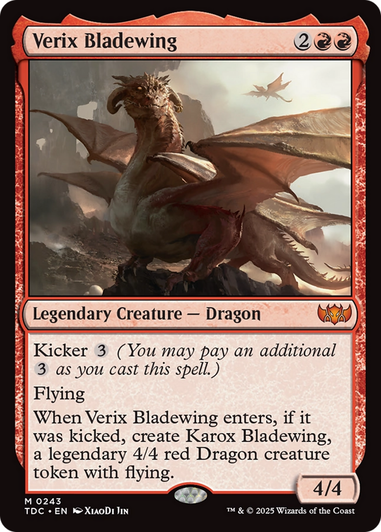 Verix Bladewing [Tarkir: Dragonstorm Commander] | Exor Games Summserside