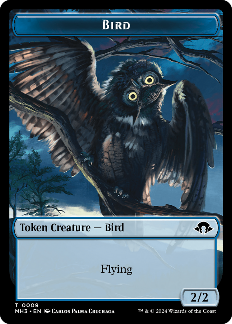 Eldrazi Spawn // Bird Double-Sided Token [Modern Horizons 3 Tokens] | Exor Games Summserside