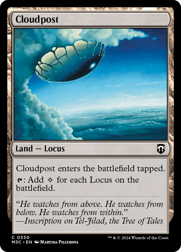 Cloudpost (Ripple Foil) [Modern Horizons 3 Commander] | Exor Games Summserside