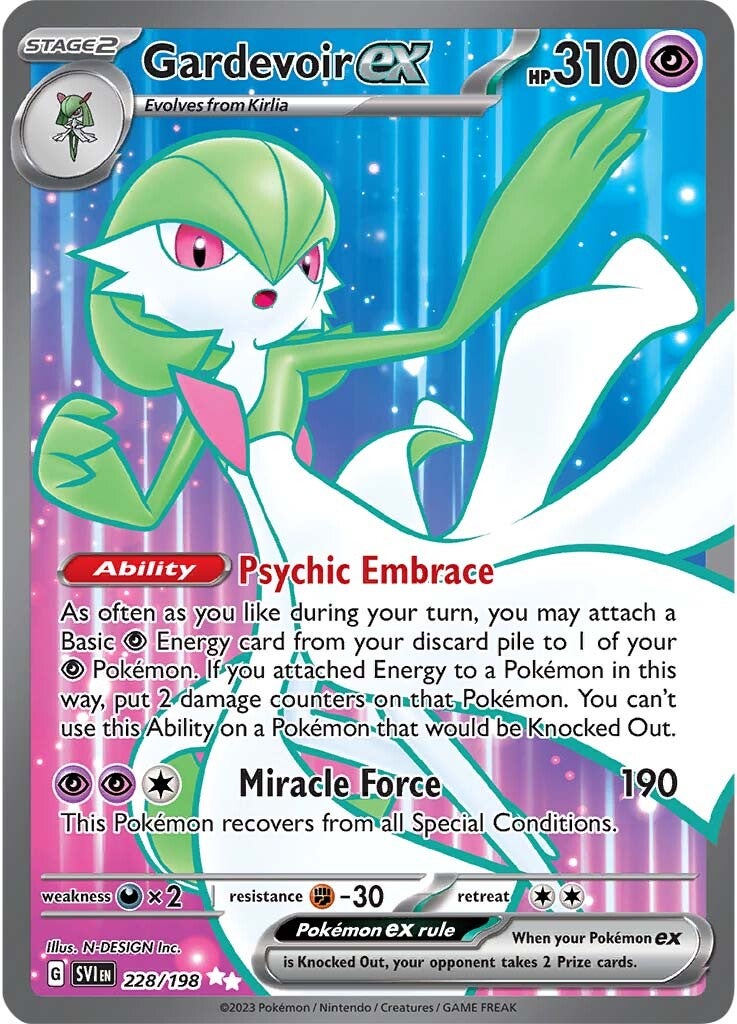 Gardevoir ex (228/198) [Scarlet & Violet: Base Set] | Exor Games Summserside