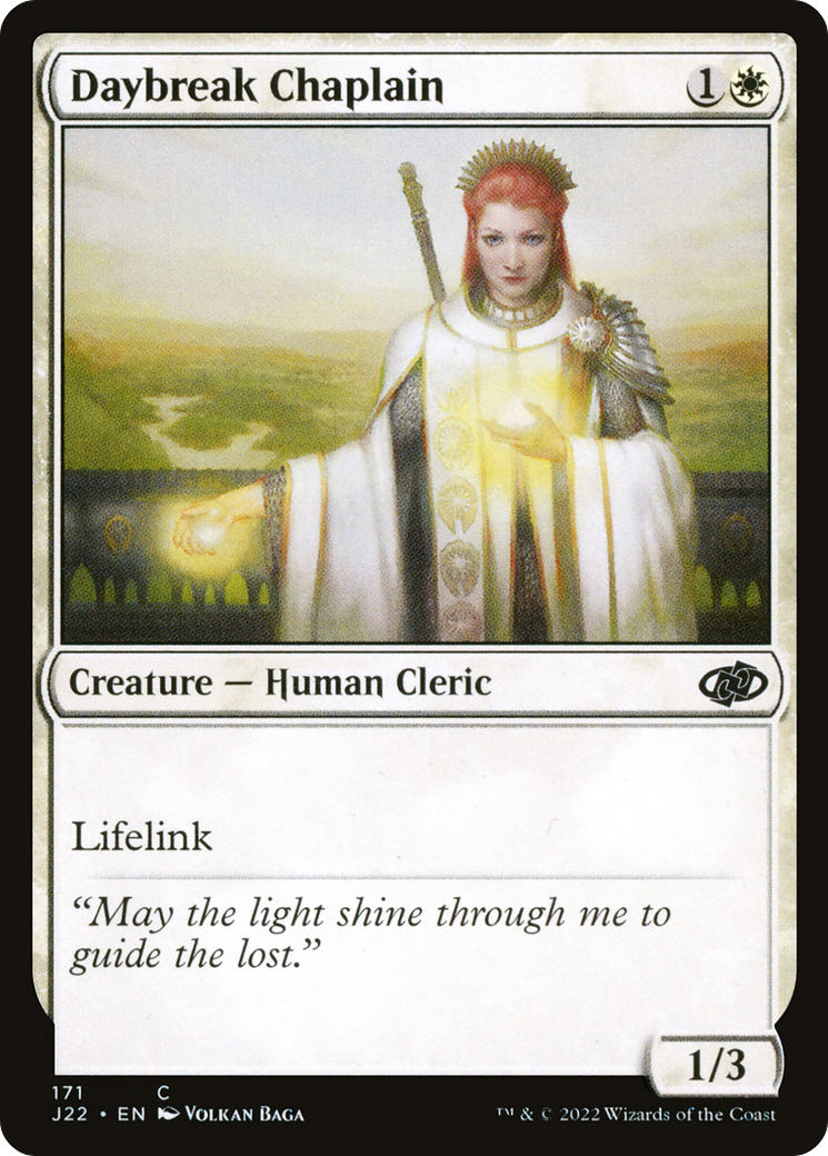 Daybreak Chaplain [Jumpstart 2022] | Exor Games Summserside