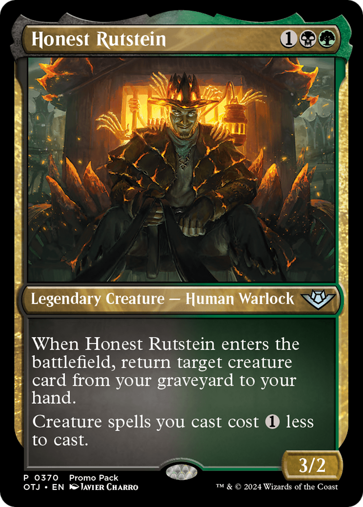 Honest Rutstein (Promo Pack) [Outlaws of Thunder Junction Promos] | Exor Games Summserside