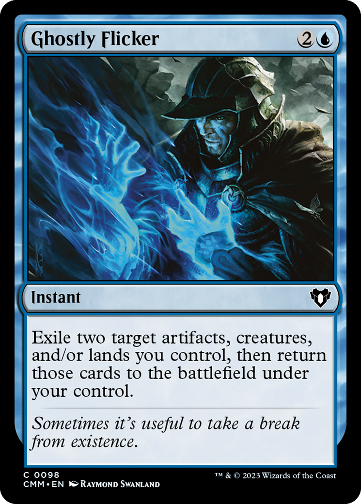 Ghostly Flicker [Commander Masters] | Exor Games Summserside