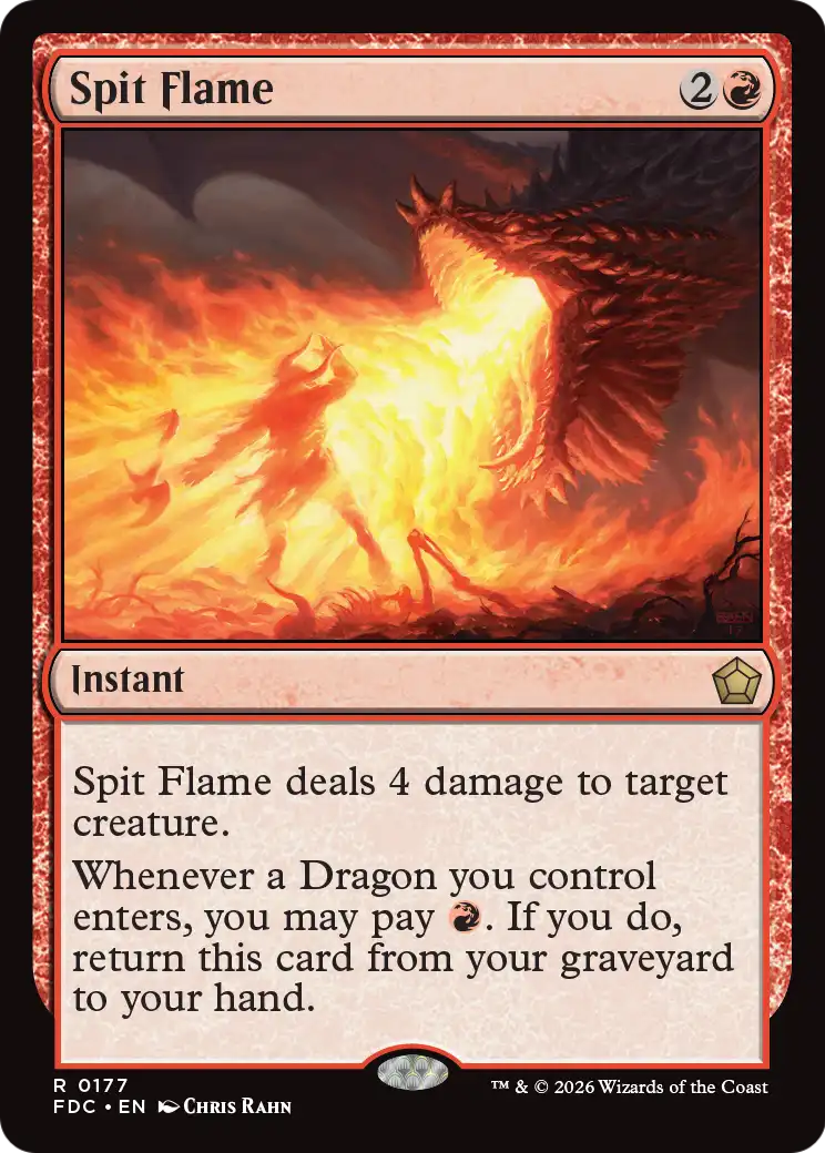 Spit Flame [Foundations Commander] | Exor Games Summserside