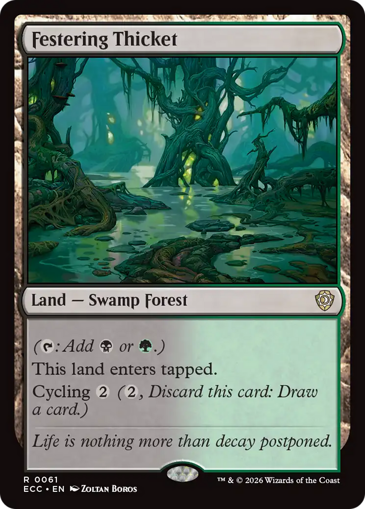 Festering Thicket [Lorwyn Eclipsed Commander] | Exor Games Summserside