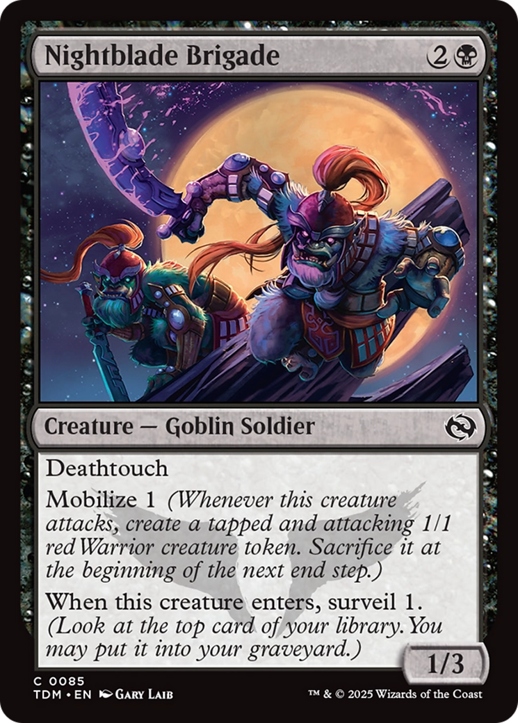 Nightblade Brigade [Tarkir: Dragonstorm] | Exor Games Summserside