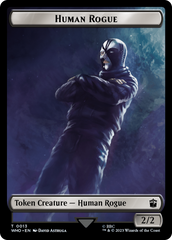 Human Rogue // Beast Double-Sided Token [Doctor Who Tokens] | Exor Games Summserside
