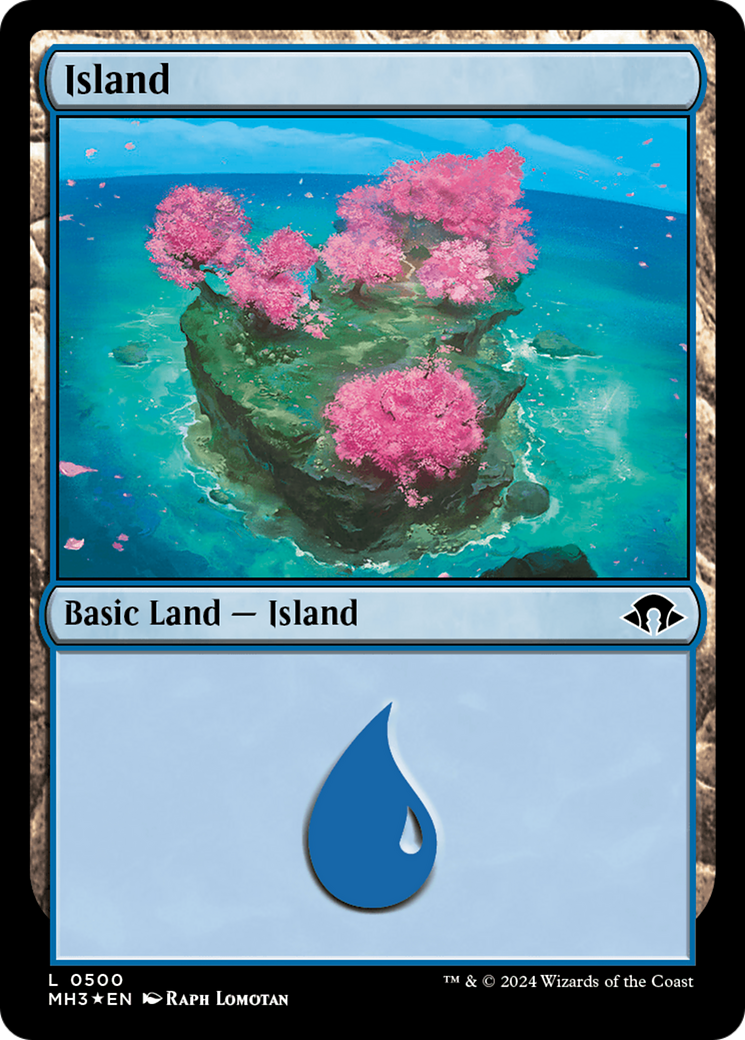 Island (0500) (Ripple Foil) [Modern Horizons 3] | Exor Games Summserside