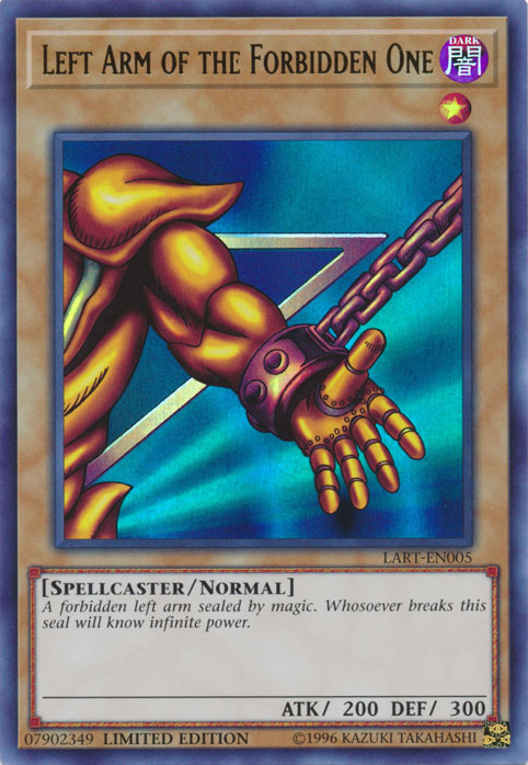 Left Arm of the Forbidden One [LART-EN005] Ultra Rare | Exor Games Summserside