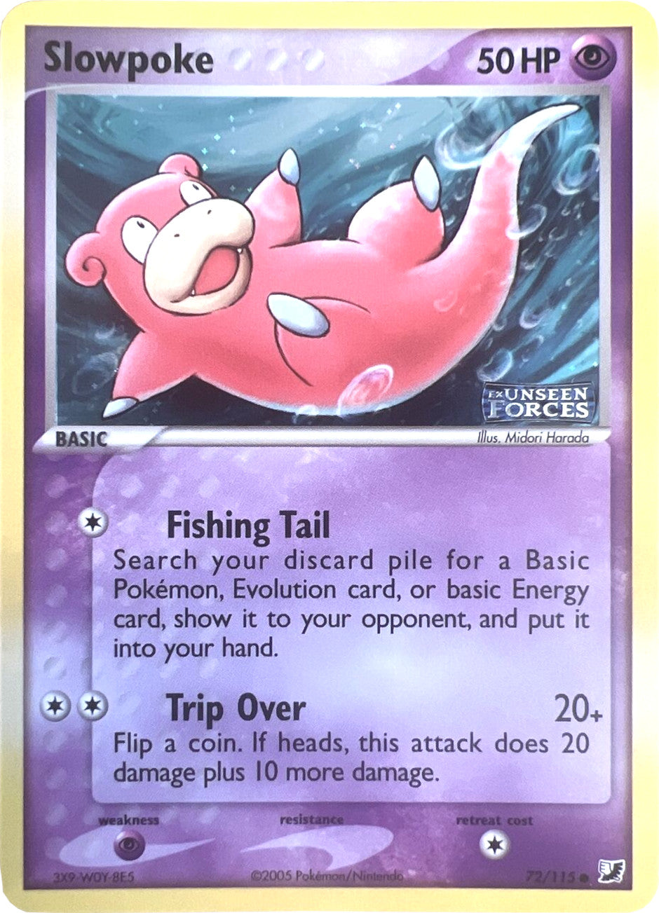 Slowpoke (72/115) (Stamped) [EX: Unseen Forces] | Exor Games Summserside