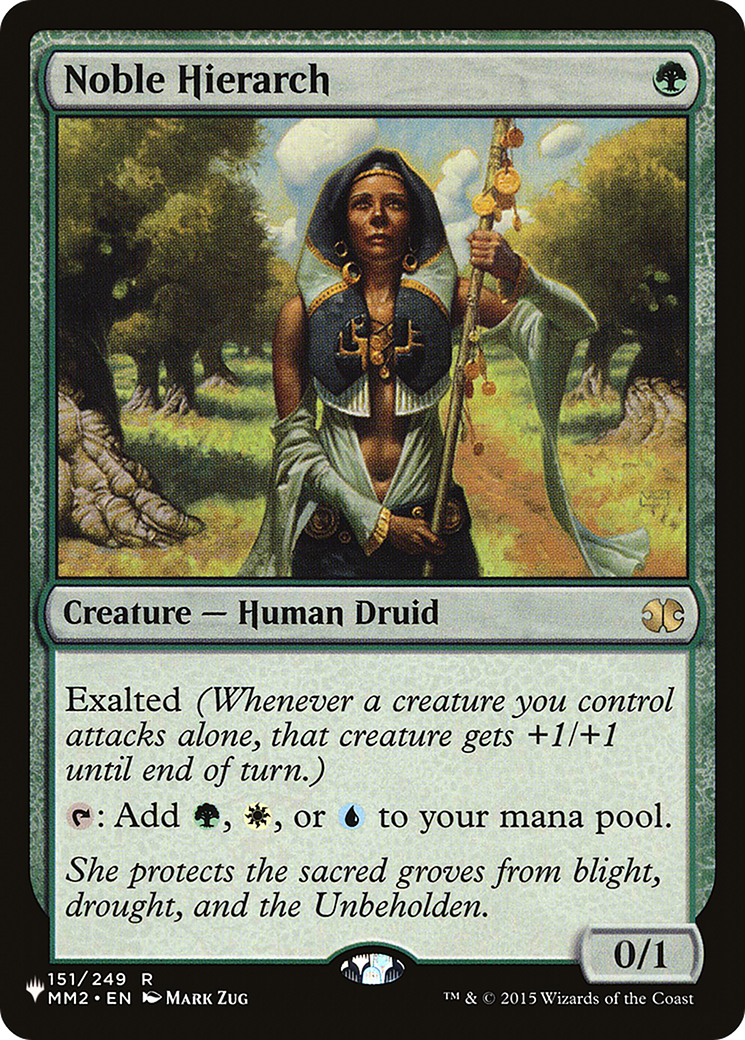 Noble Hierarch [The List] | Exor Games Summserside