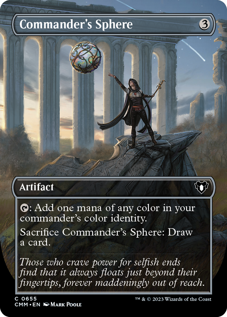 Commander's Sphere (Borderless Alternate Art) [Commander Masters] | Exor Games Summserside