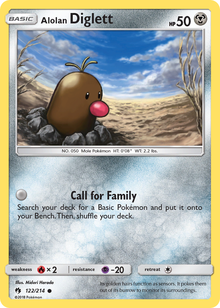 Alolan Diglett (122/214) [Sun & Moon: Lost Thunder] | Exor Games Summserside