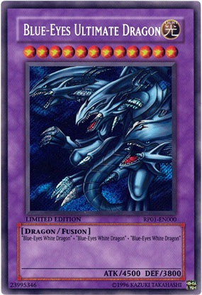 Blue-Eyes Ultimate Dragon [RP01-EN000] Secret Rare | Exor Games Summserside