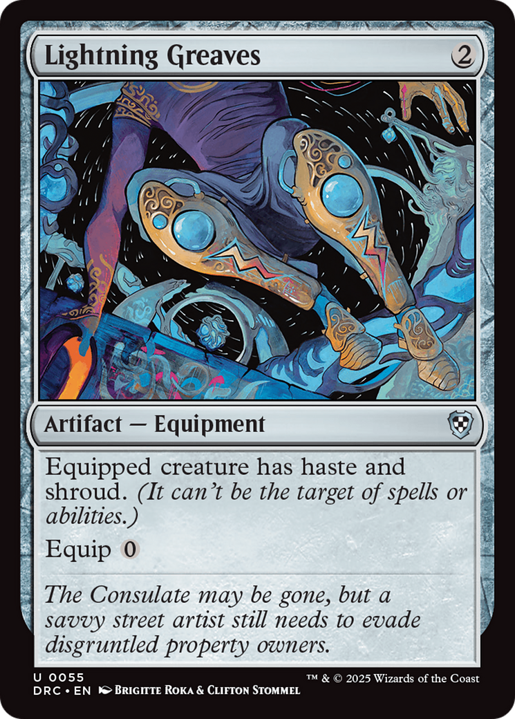Lightning Greaves [Aetherdrift Commander] | Exor Games Summserside