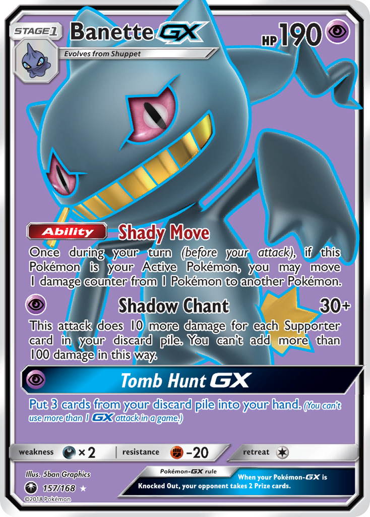 Banette GX (157/168) [Sun & Moon: Celestial Storm] | Exor Games Summserside