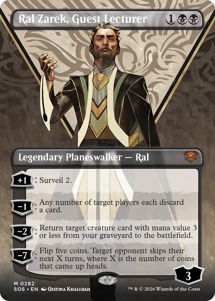 Ral Zarek, Guest Lecturer (Borderless) [Secrets of Strixhaven] | Exor Games Summserside
