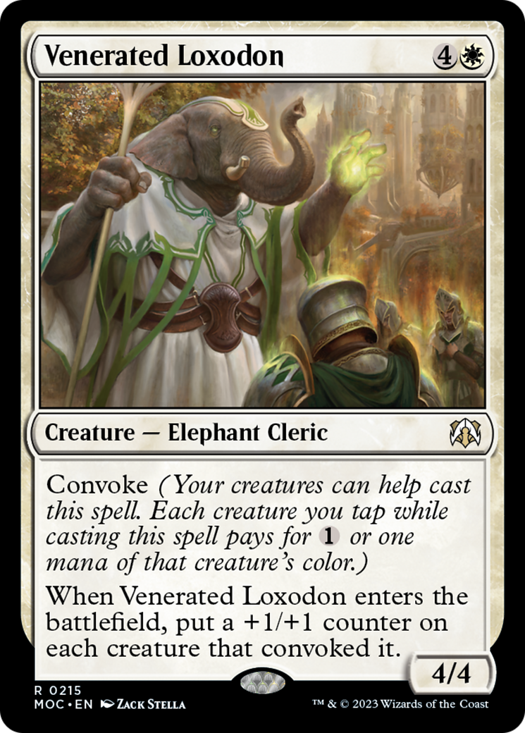 Venerated Loxodon [March of the Machine Commander] | Exor Games Summserside