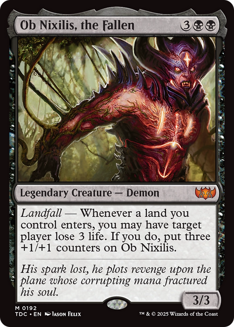Ob Nixilis, the Fallen [Tarkir: Dragonstorm Commander] | Exor Games Summserside