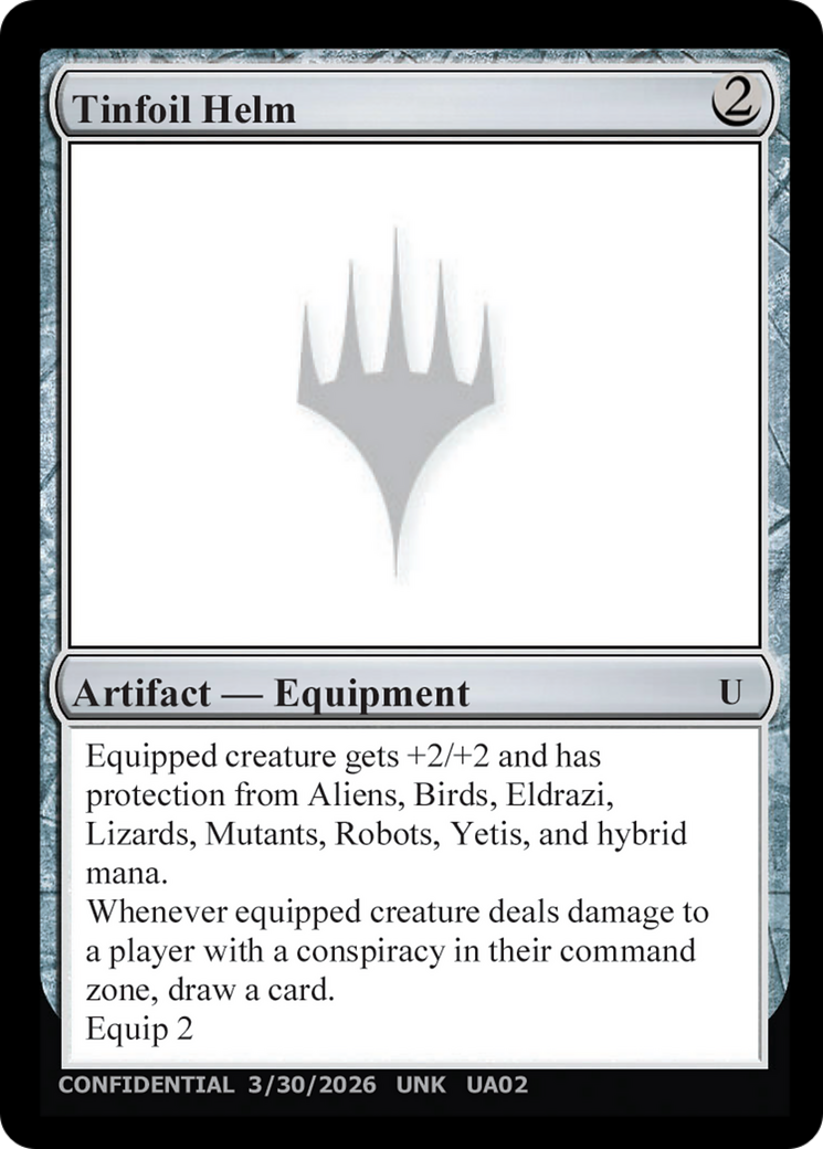 Tinfoil Helm [Unknown Event] | Exor Games Summserside