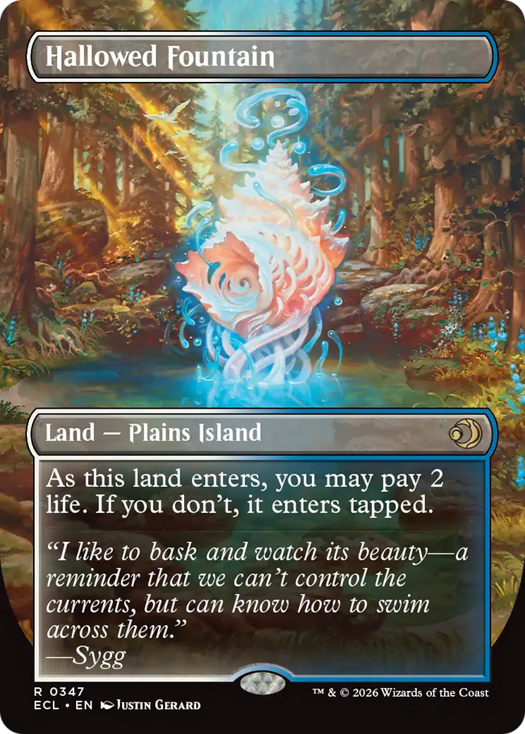 Hallowed Fountain (Borderless) [Lorwyn Eclipsed] | Exor Games Summserside