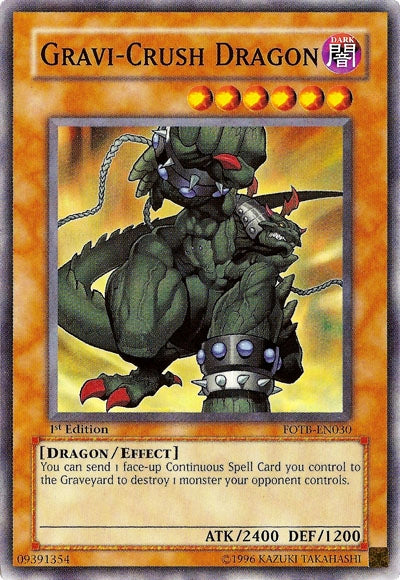 Gravi-Crush Dragon [FOTB-EN030] Common | Exor Games Summserside