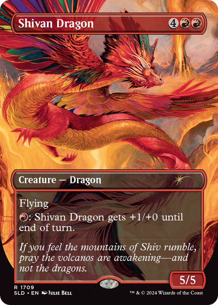 Shivan Dragon (Rainbow Foil) [Secret Lair Drop Series] | Exor Games Summserside