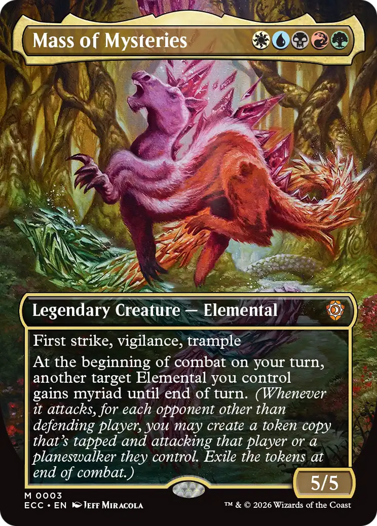 Mass of Mysteries (Borderless) [Lorwyn Eclipsed Commander] | Exor Games Summserside