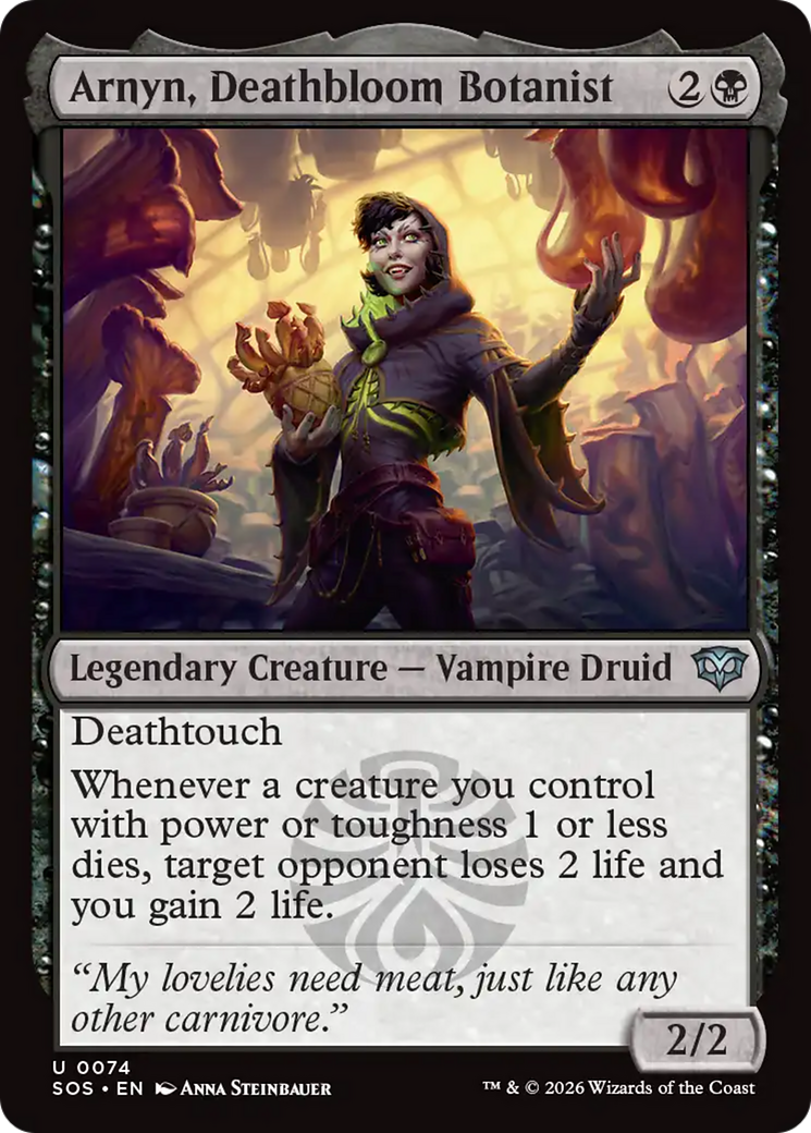 Arnyn, Deathbloom Botanist [Secrets of Strixhaven] | Exor Games Summserside