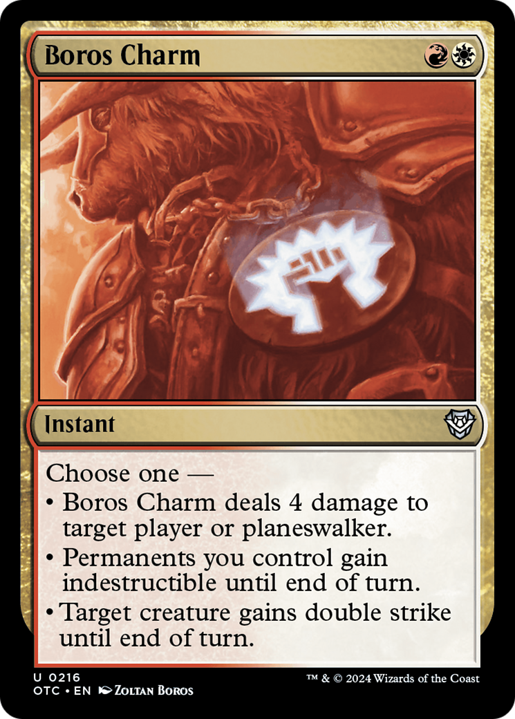 Boros Charm [Outlaws of Thunder Junction Commander] | Exor Games Summserside