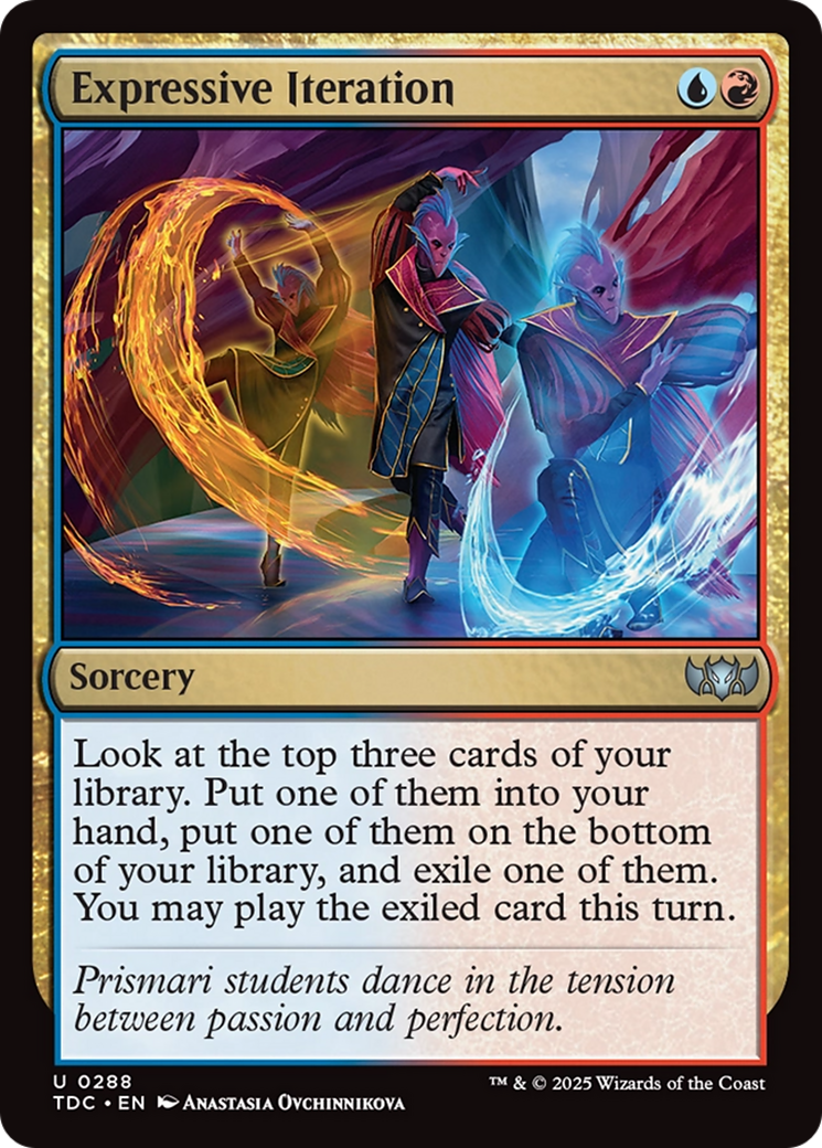 Expressive Iteration [Tarkir: Dragonstorm Commander] | Exor Games Summserside