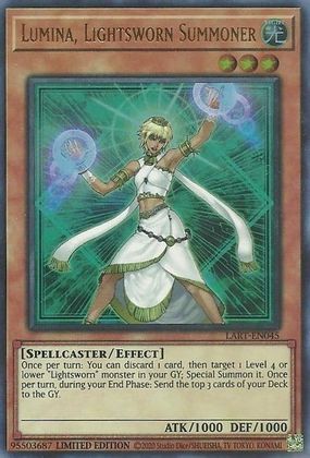 Lumina, Lightsworn Summoner [LART-EN045] Ultra Rare | Exor Games Summserside