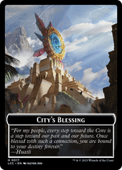 City's Blessing // Pirate (0005) Double-Sided Token [The Lost Caverns of Ixalan Commander Tokens] | Exor Games Summserside