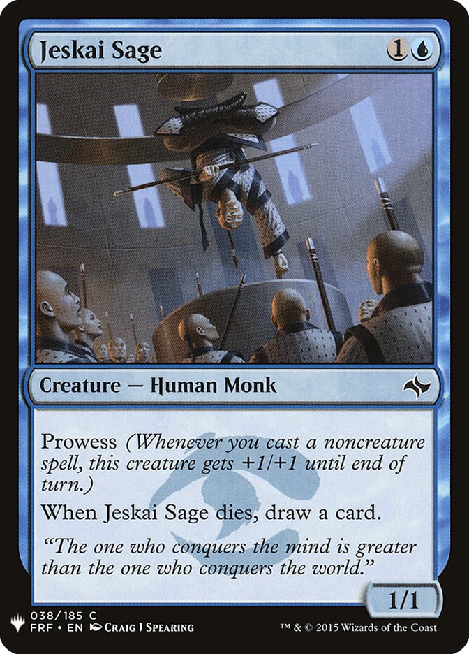 Jeskai Sage [Mystery Booster] | Exor Games Summserside