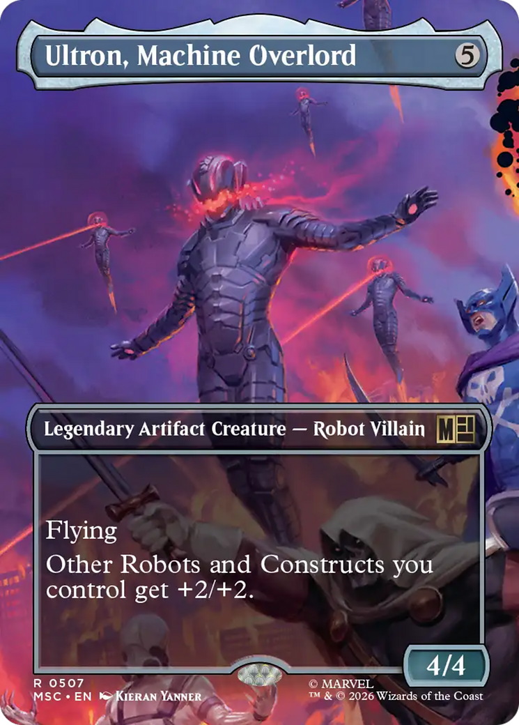Ultron, Machine Overlord (Borderless) [Marvel Super Heroes Commander] | Exor Games Summserside