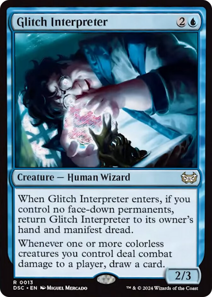 Glitch Interpreter (Extended Art) [Duskmourn: House of Horror Commander] | Exor Games Summserside