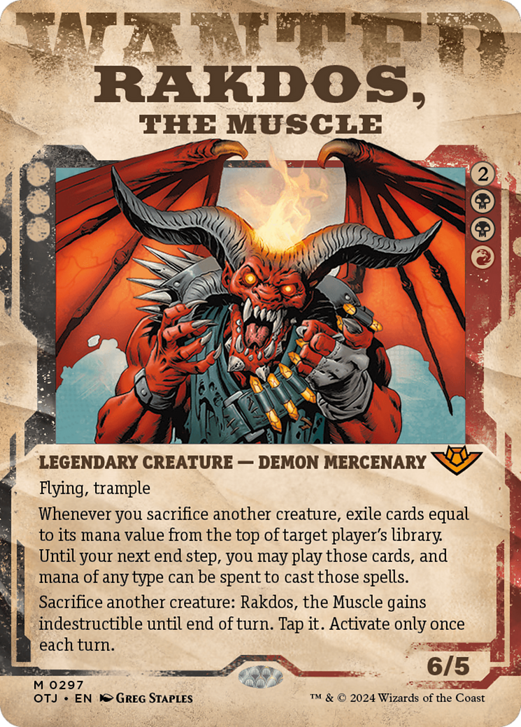 Rakdos, the Muscle (Showcase) [Outlaws of Thunder Junction] | Exor Games Summserside