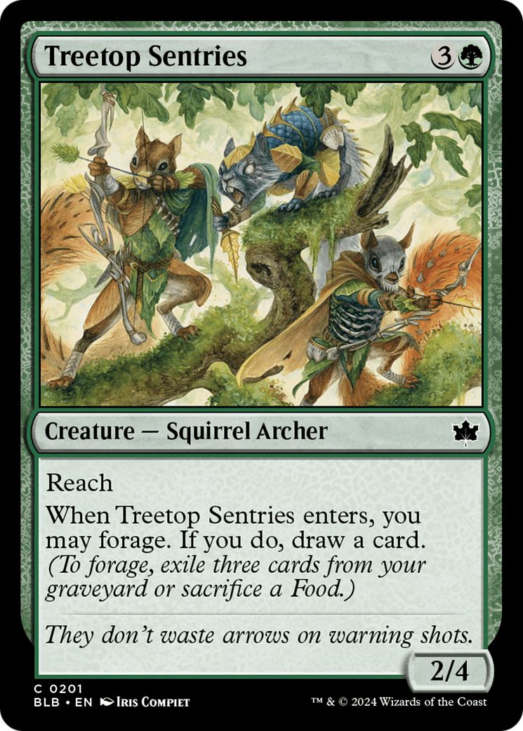 Treetop Sentries [Bloomburrow] | Exor Games Summserside