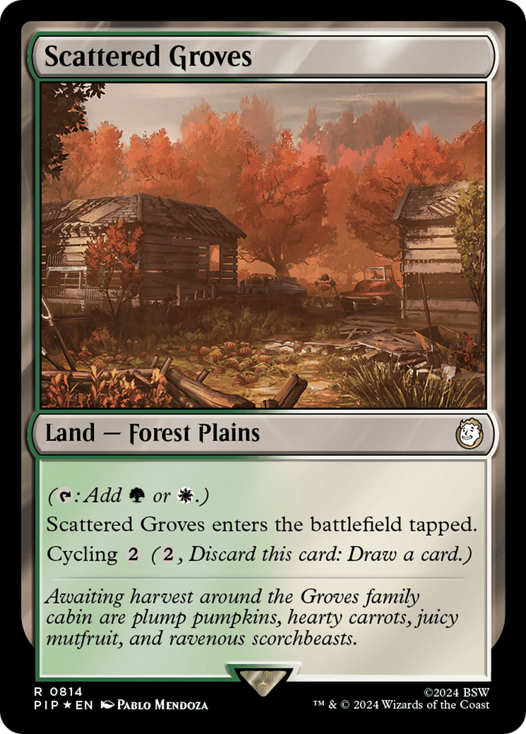 Scattered Groves (Surge Foil) [Fallout] | Exor Games Summserside