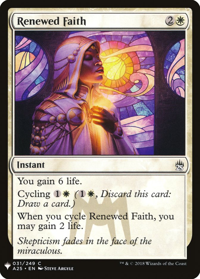 Renewed Faith [Mystery Booster] | Exor Games Summserside