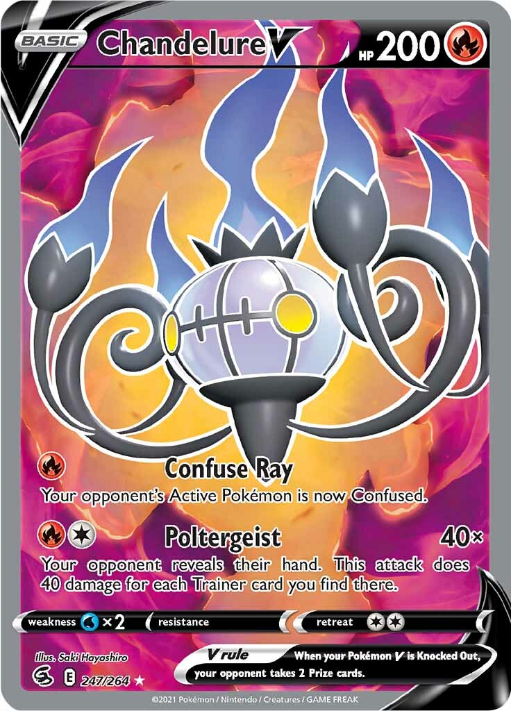 Chandelure V (247/264) [Sword & Shield: Fusion Strike] | Exor Games Summserside