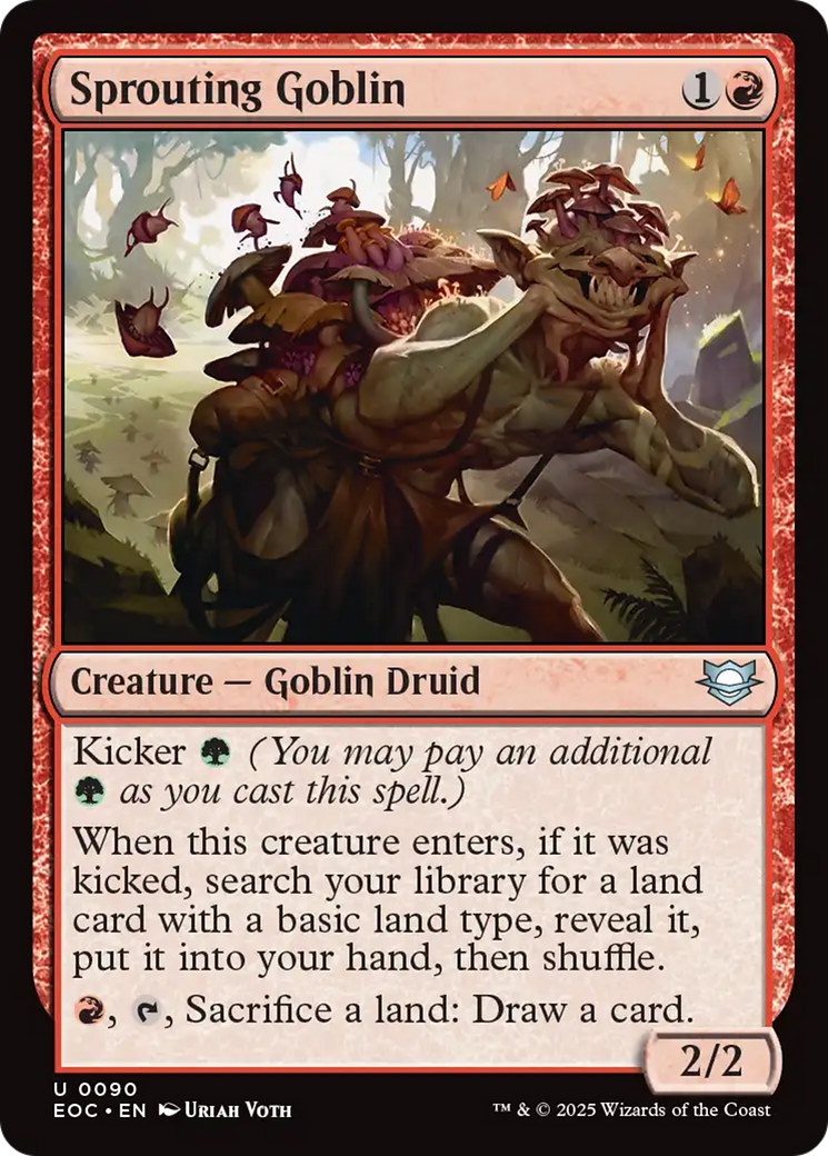 Sprouting Goblin [Edge of Eternities Commander] | Exor Games Summserside