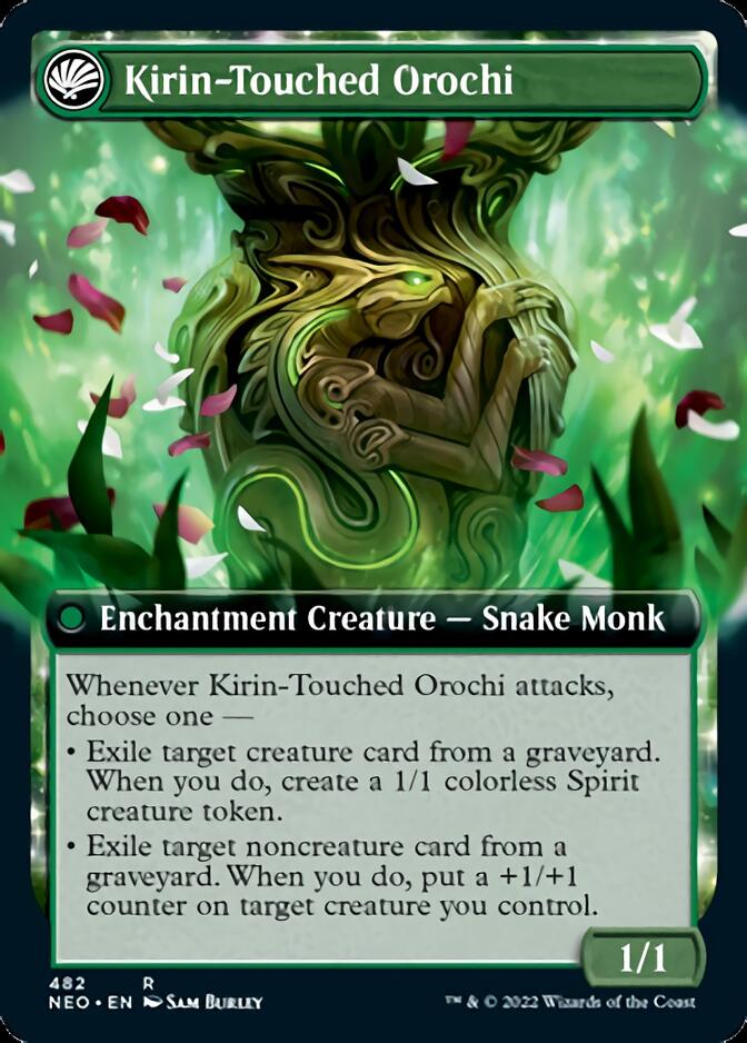 Teachings of the Kirin // Kirin-Touched Orochi (Extended Art) [Kamigawa: Neon Dynasty] | Exor Games Summserside