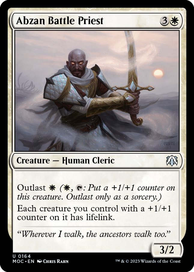 Abzan Battle Priest [March of the Machine Commander] | Exor Games Summserside