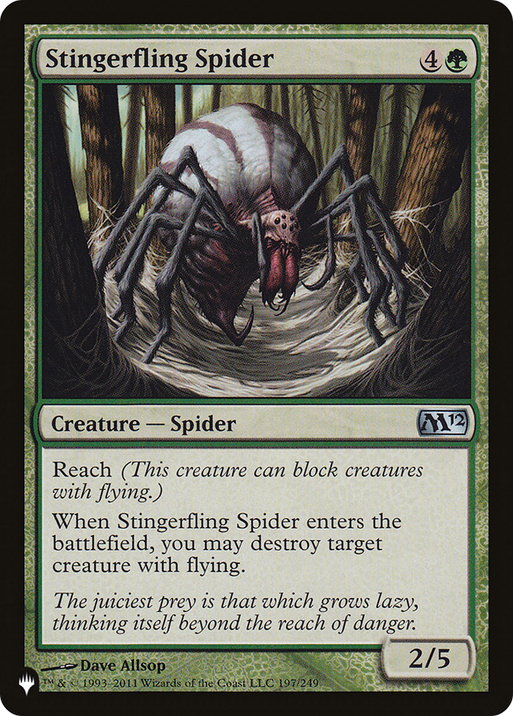 Stingerfling Spider [The List Reprints] | Exor Games Summserside