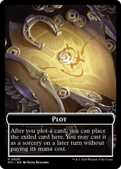 Treasure // Plot Double-Sided Token [Outlaws of Thunder Junction Tokens] | Exor Games Summserside