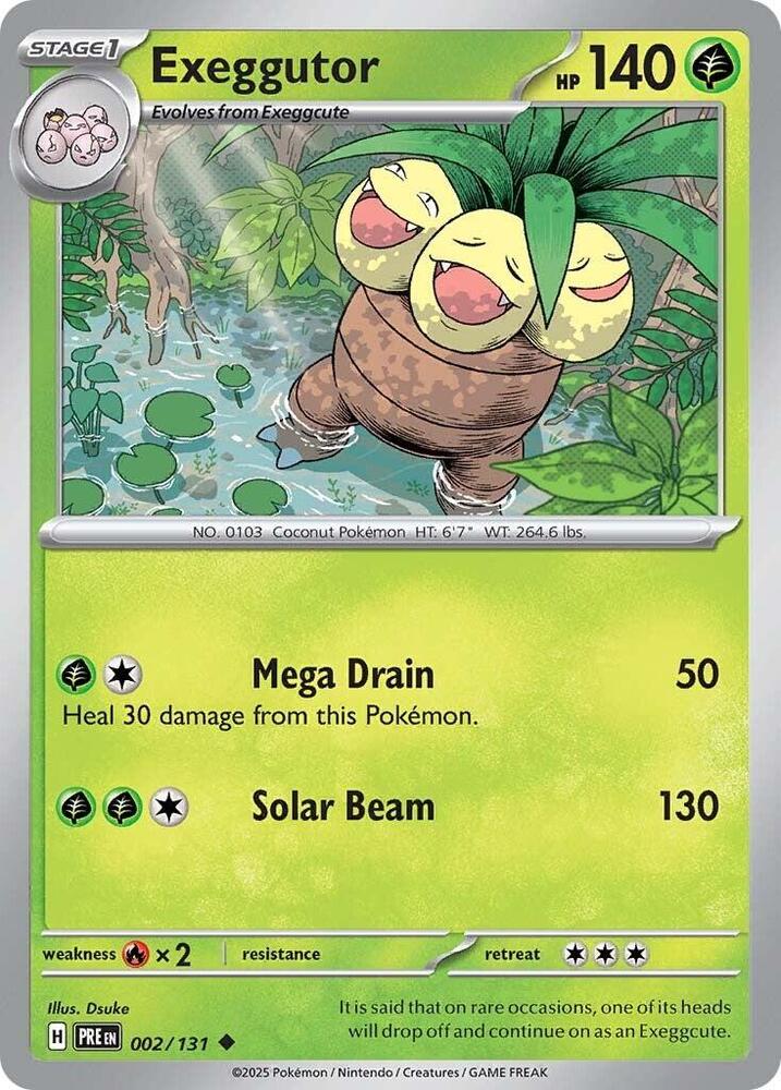 Exeggutor (002/131) [Scarlet & Violet: Prismatic Evolutions] | Exor Games Summserside